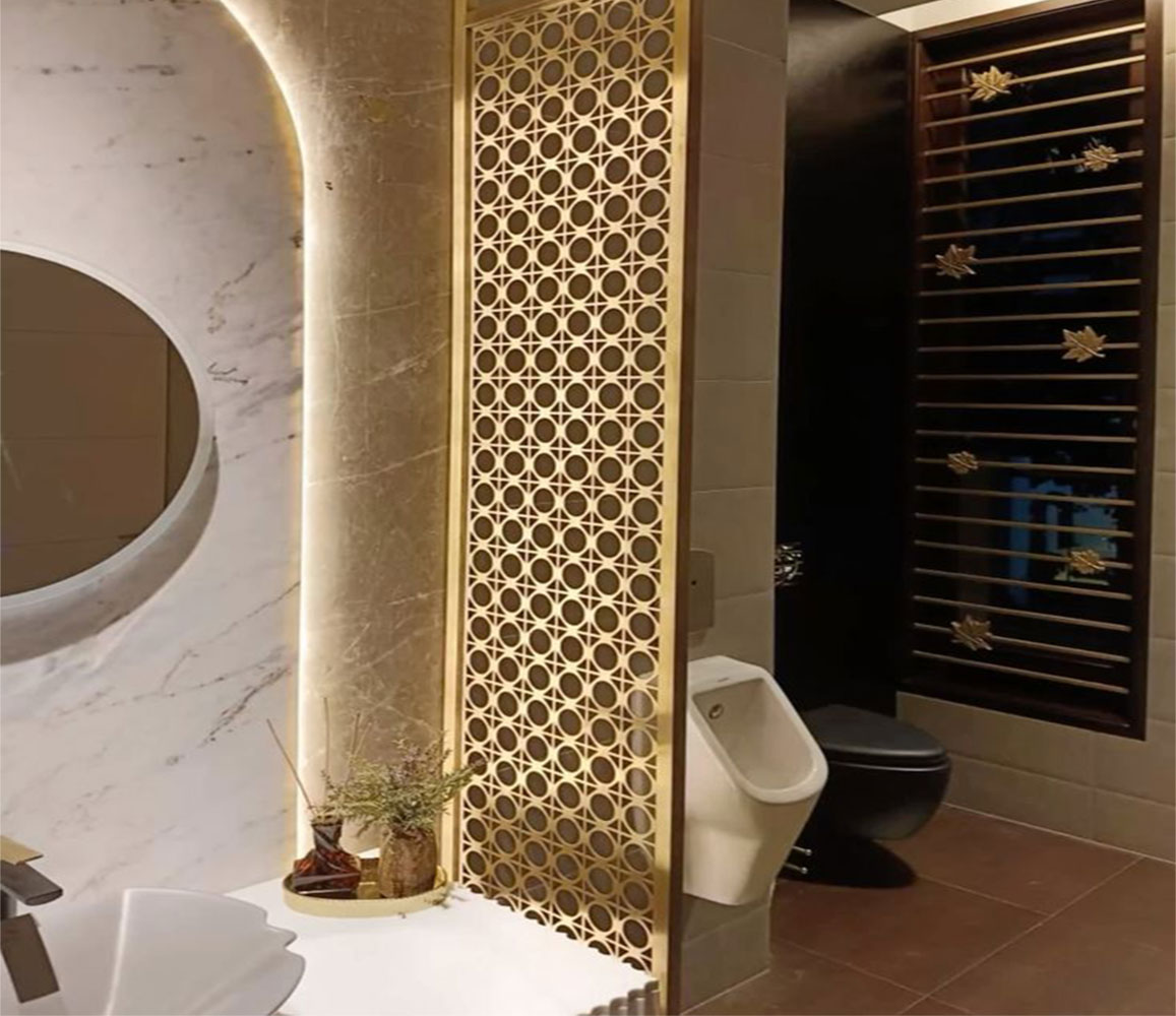 PVD Finished Partition Frame